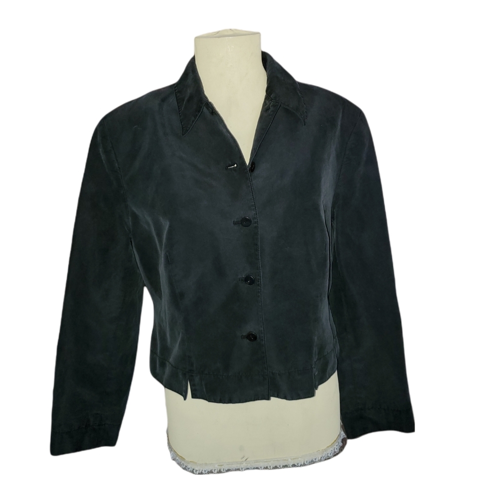 Valerie Stevens Feather Trim Cardigan (M)